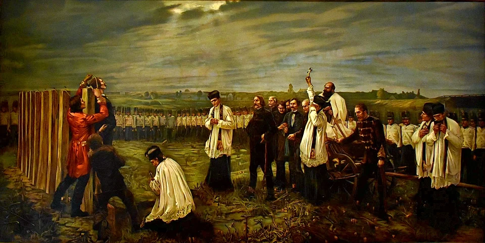 Thorma János festménye - Aradi Vértanúk